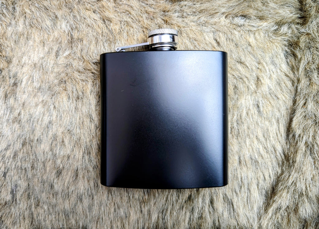 Elegant 6oz Personalized Flask - DreamWood Custom