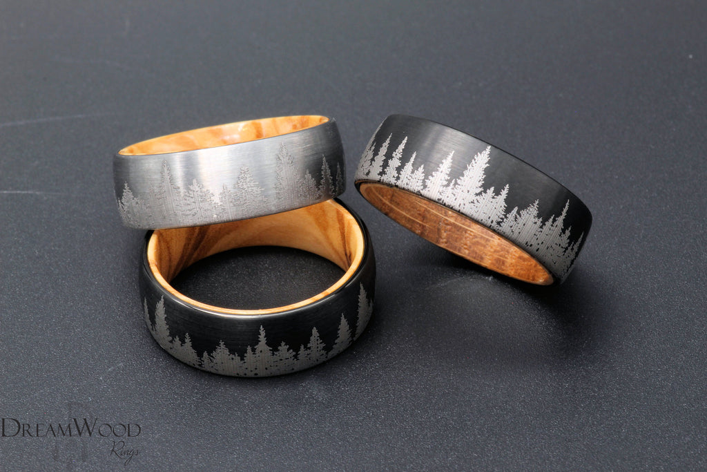 Silver Forest Ring - DreamWood Custom