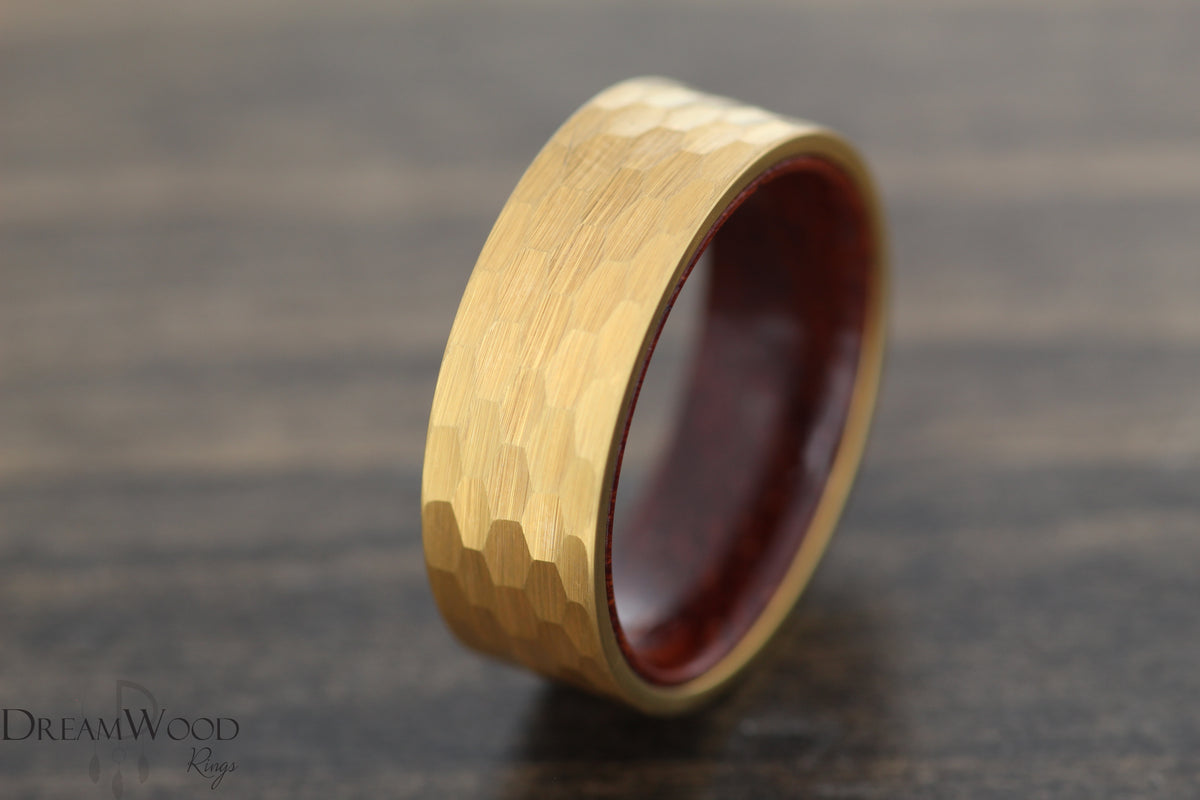 Gold Tungsten and Brazilian Rosewood - DreamWood Custom