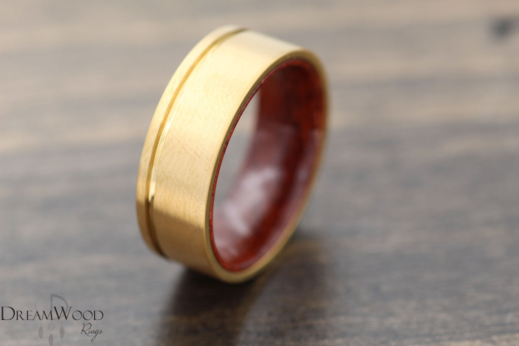 Brazilian Gold Ring - DreamWood Custom