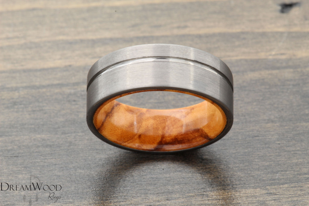 Silver Olive Ring - DreamWood Custom
