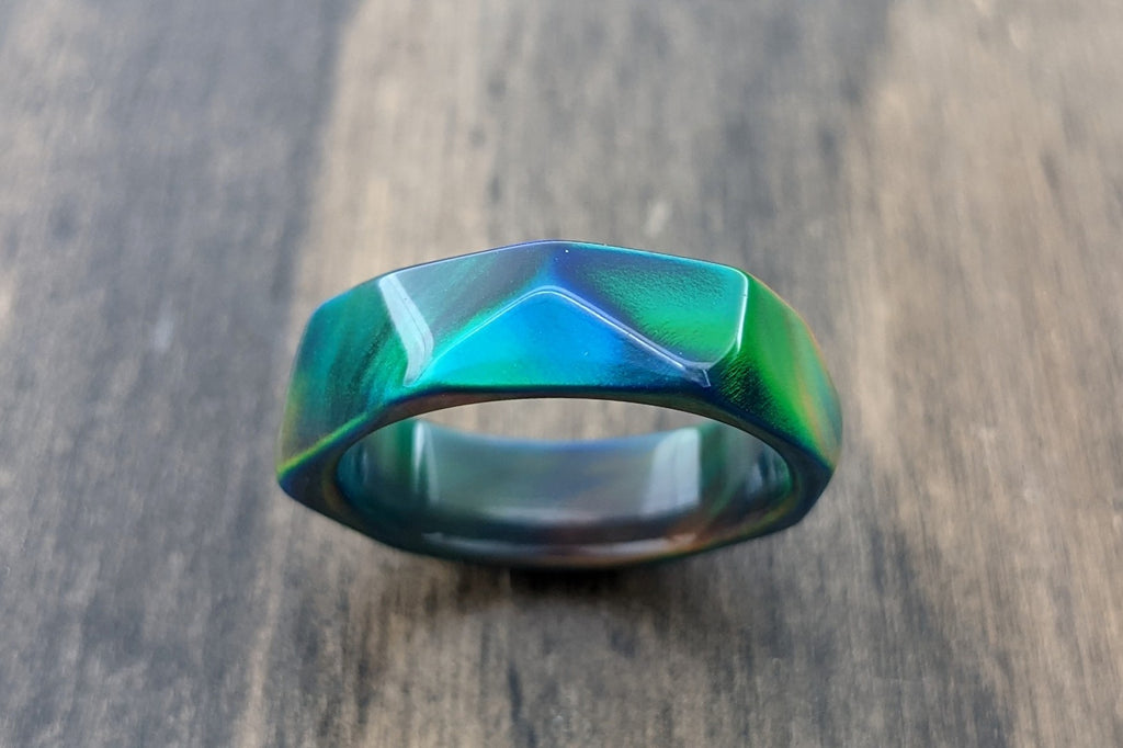 Peacock Charmer Ring - DreamWood Custom