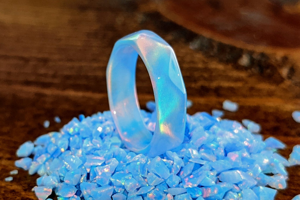 Ocean Eyes Opal Ring - DreamWood Custom