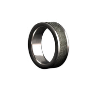 Custom men’s and women’s wedding band by Dream Wood Rings
