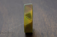 Custom men’s and women’s wedding band by Dream Wood Rings
