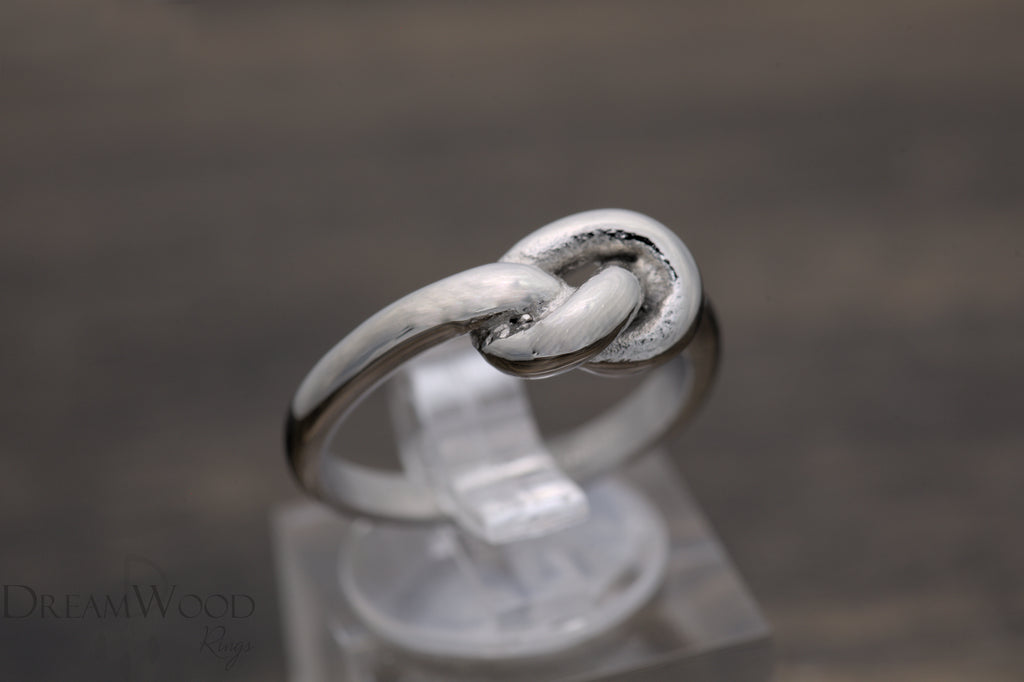Silver Knot Ring - Dreamwood Rings - DreamWood Custom