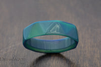 Custom men’s and women’s wedding band by Dream Wood Rings