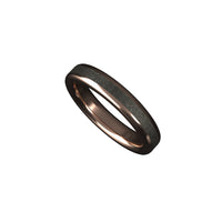 Custom men’s and women’s wedding band by Dream Wood Rings