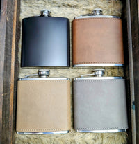 Elegant 6oz Personalized Flask - DreamWood Custom