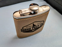 Elegant 6oz Personalized Flask - DreamWood Custom