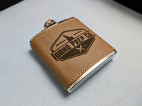 Elegant 6oz Personalized Flask - DreamWood Custom