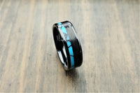 Turquoise Breath Ring - DreamWood Custom