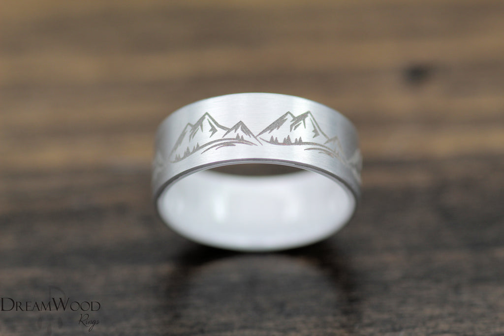 Mountain Peak Ring - DreamWood Custom