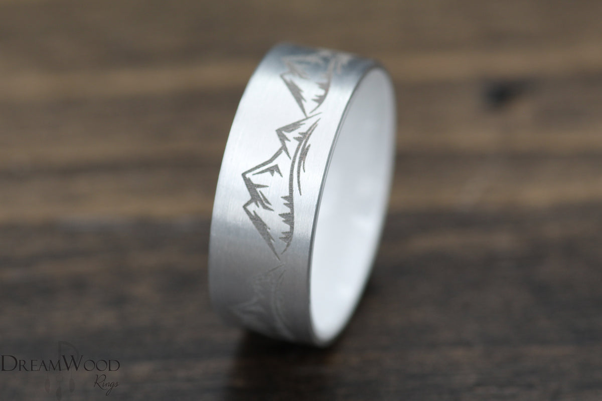 Mountain Peak Ring - DreamWood Custom