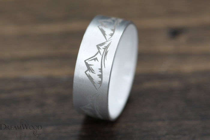 Mountain Peak Ring - DreamWood Custom