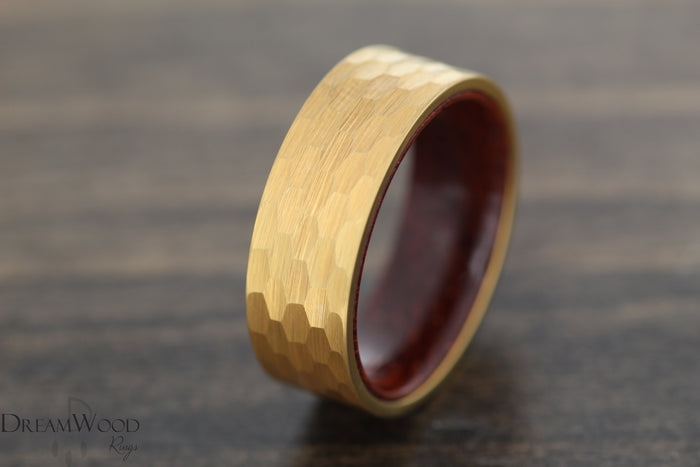 Gold Tungsten and Brazilian Rosewood - DreamWood Custom