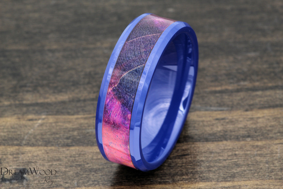 Blue and Purple Burl - DreamWood Custom
