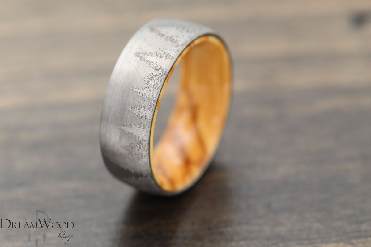Silver Forest Ring - DreamWood Custom