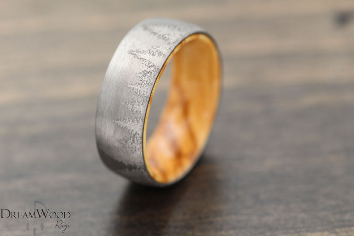 Silver Forest Ring - DreamWood Custom