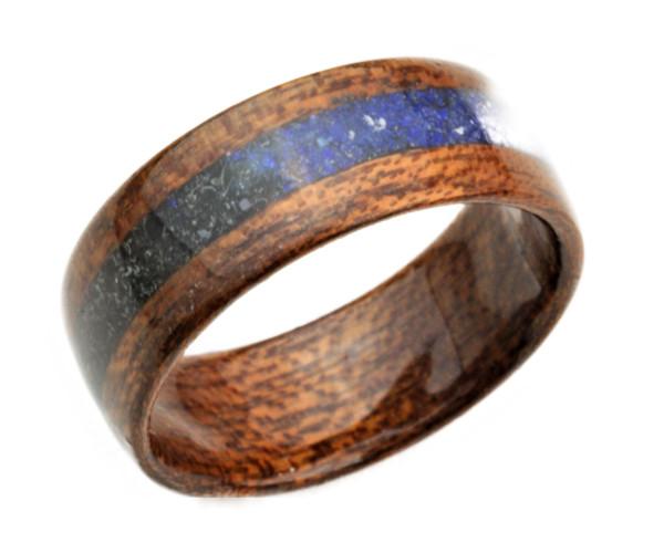 Mahogany Bentwood Ring with Ombré Inlay