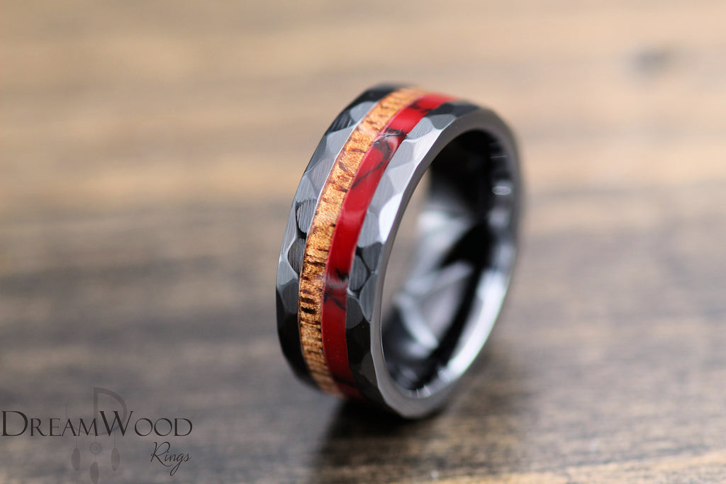 Fair Passion Mango Wood Ring - DreamWood Custom