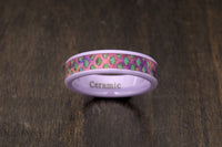 Custom men’s and women’s wedding band by Dream Wood Rings
