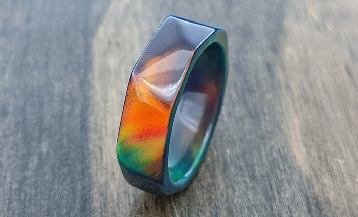 Peacock Charmer Ring - DreamWood Custom