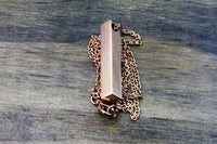 Tender Grace Brushed Bar Necklace - DreamWood Custom