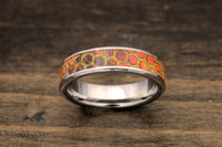 Custom men’s and women’s wedding band by Dream Wood Rings